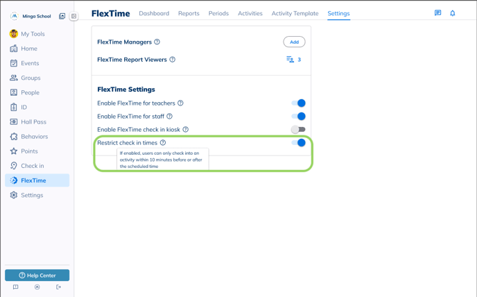 FlexTime Settings (1)