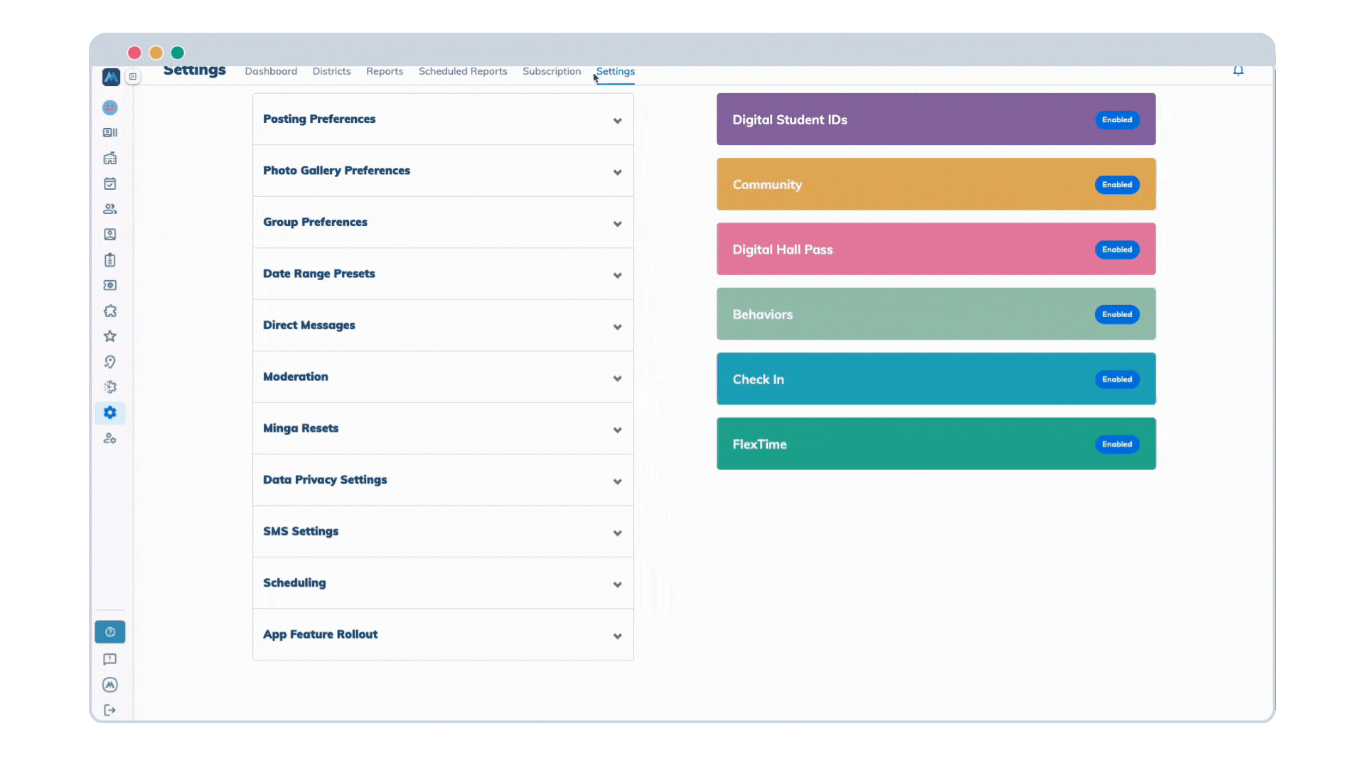 Minga Support Mockup